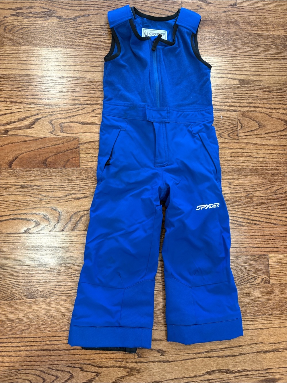 Spyder Kids Bright Blue Insulated Snow Overalls